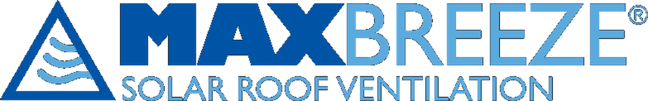 MaxBreeze solar roof ventilation logo — solar roof ventilators installed on Bundaberg sheds and garages