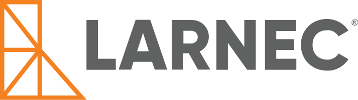 Larnec Doors logo — personal access doors installed on custom sheds and rural buildings in the Wide Bay