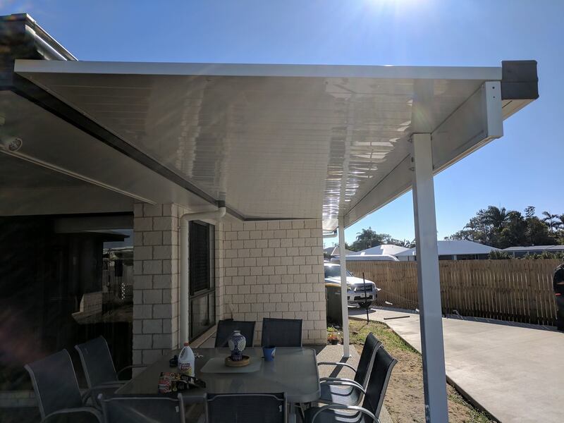 Patio Attached to Fascia
